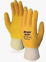 Sarı Nitril Kaplı İş Eldiveni 12 çift