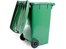 80 LT TEKERLEKLİ ÇÖP KOVASI SERT PLASTİK