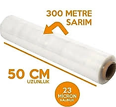 23 MİCRON 300 MT PALET STREÇİ 1 ADET